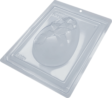 Origami Easter Egg 3-Part Chocolate Mold 350g Shell (BWB) - ViaCheff.com